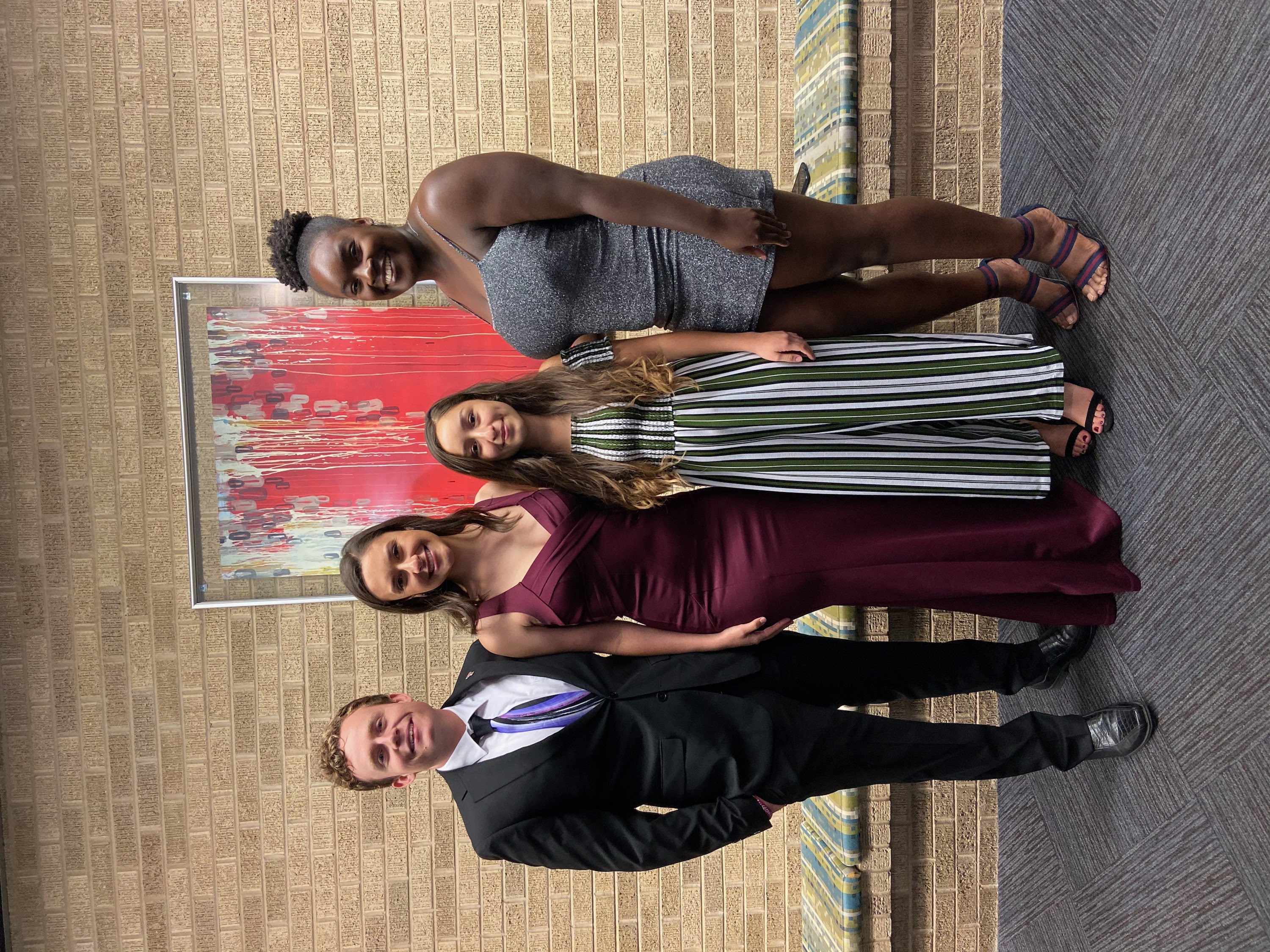 A picture with my fellow SJAs' at a banquet